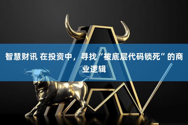 智慧财讯 在投资中，寻找“被底层代码锁死”的商业逻辑